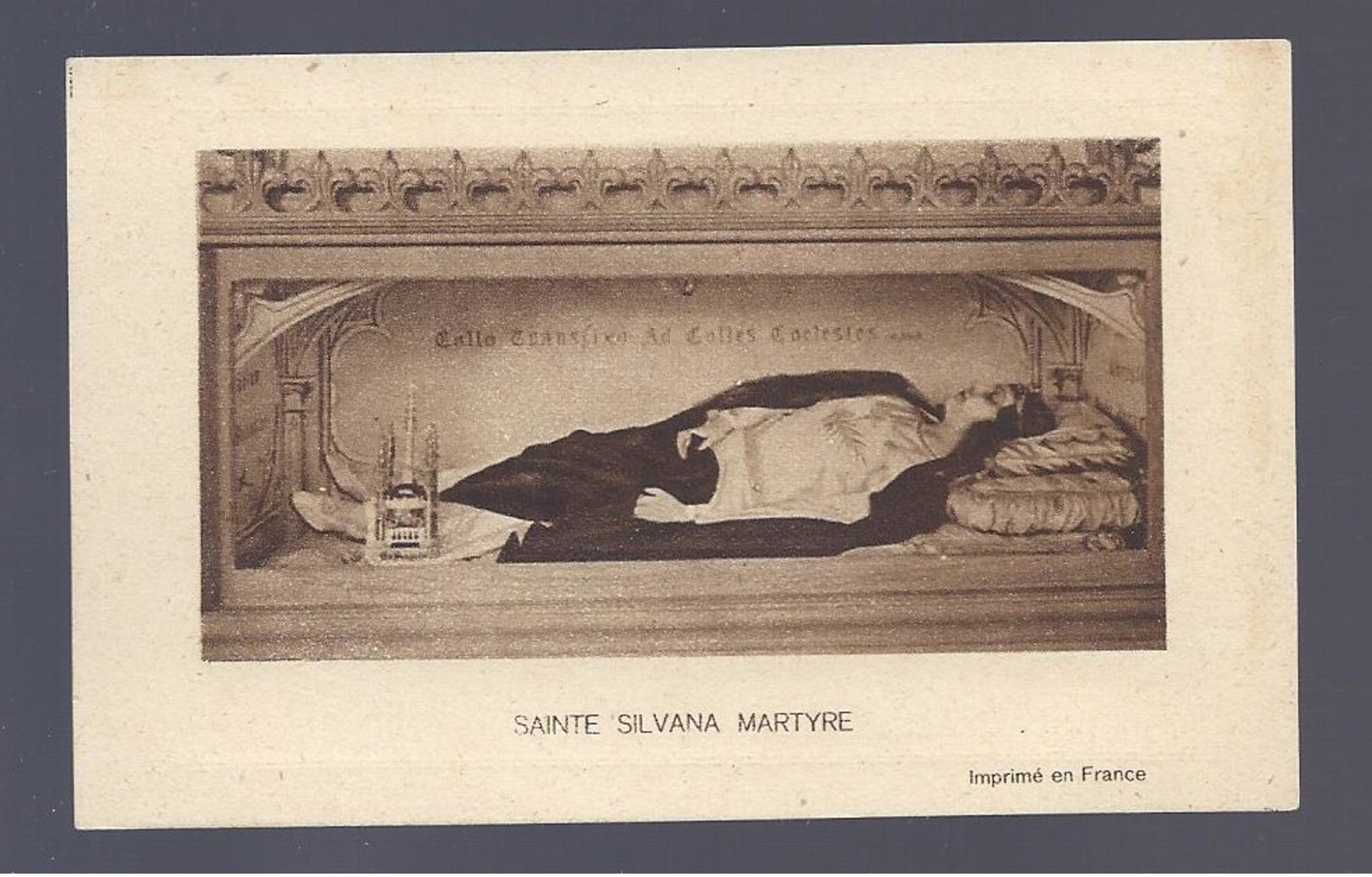 1926 SAINTE SILVANA MARTYRE GEBED TOT DE H. SYLVANA - Images Religieuses