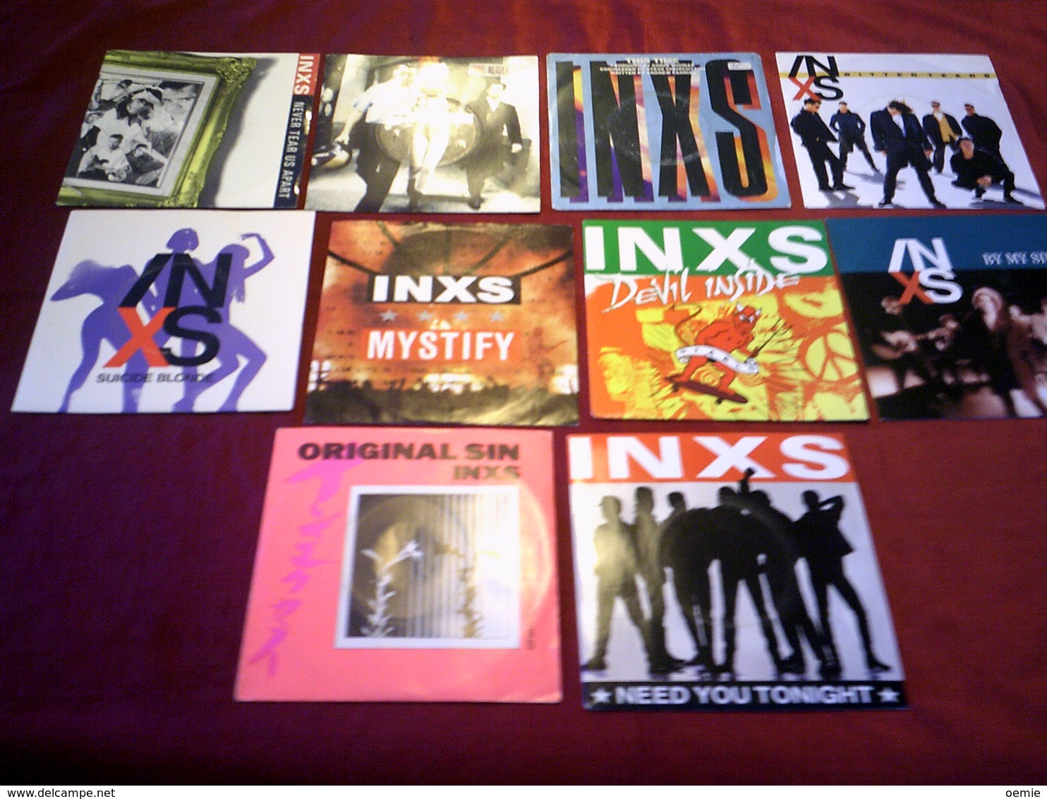 INXS  ° COLLECTION DE 10 / 45  TOURS - Volledige Verzamelingen