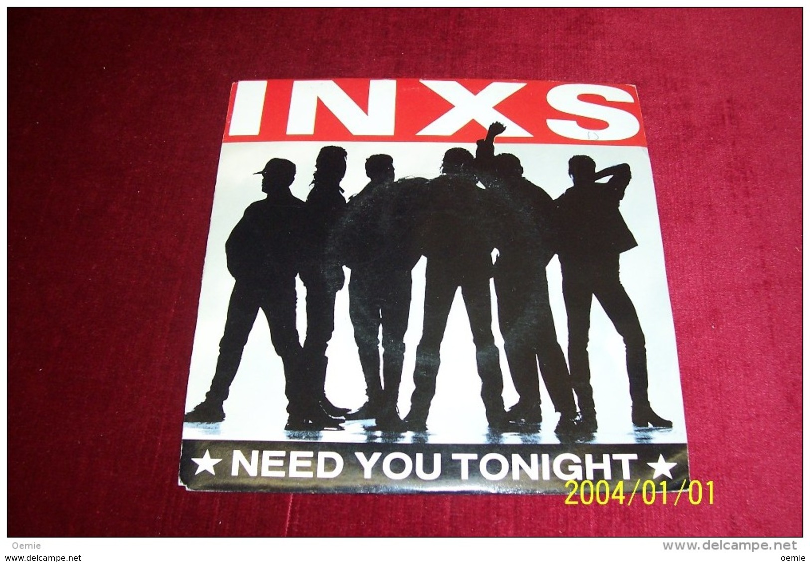 INXS  ° COLLECTION DE  5  / 45  TOURS - Complete Collections