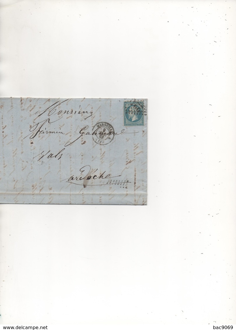 Lot MAI100 : Lettre - 1849-1876: Classic Period