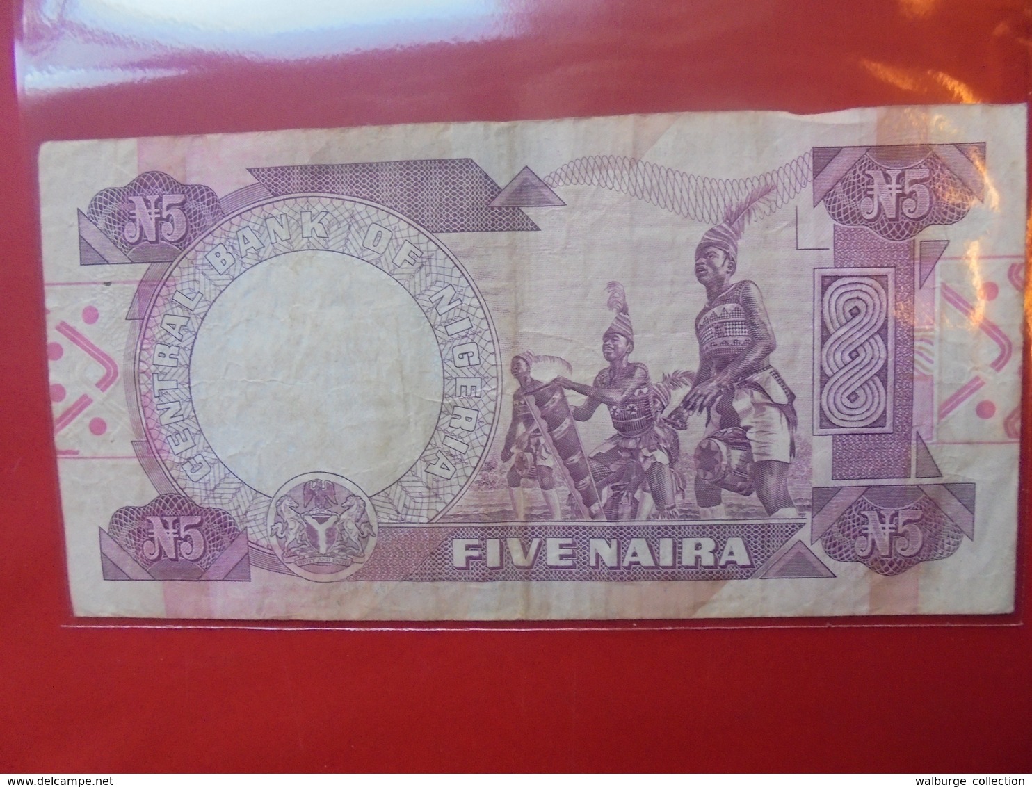 NIGERIA 5 NAIRA 2001 CIRCULER - Nigeria