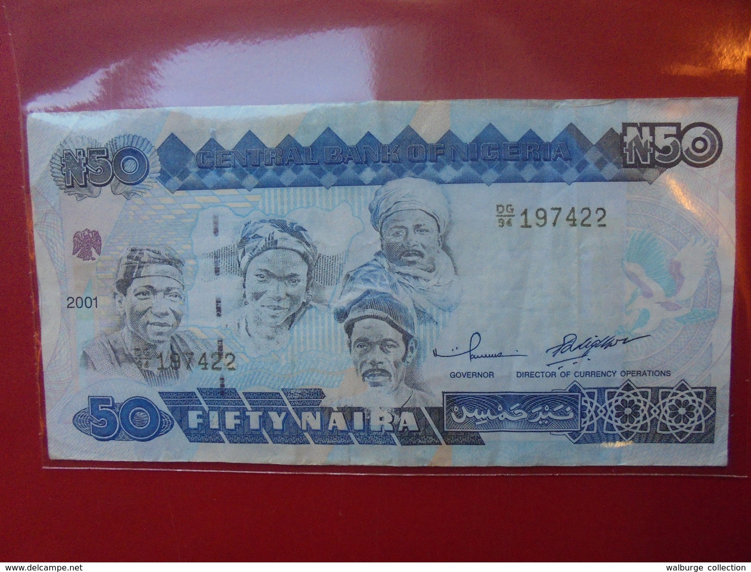 NIGERIA 50 NAIRA 2001 CIRCULER - Nigeria