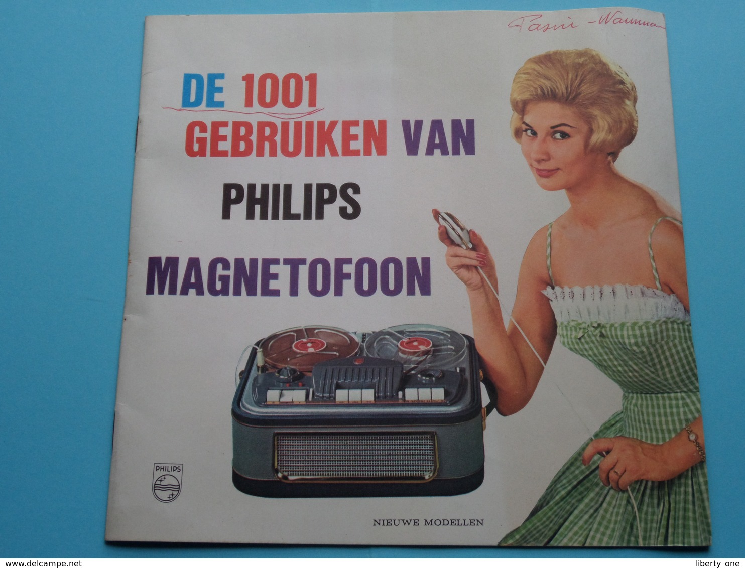 De 1001 Gebruiken Van PHILIPS MAGNETOFOON ( Publicem EL 44 H 15.3.60 ) Brochure / Complet ! - Publicités