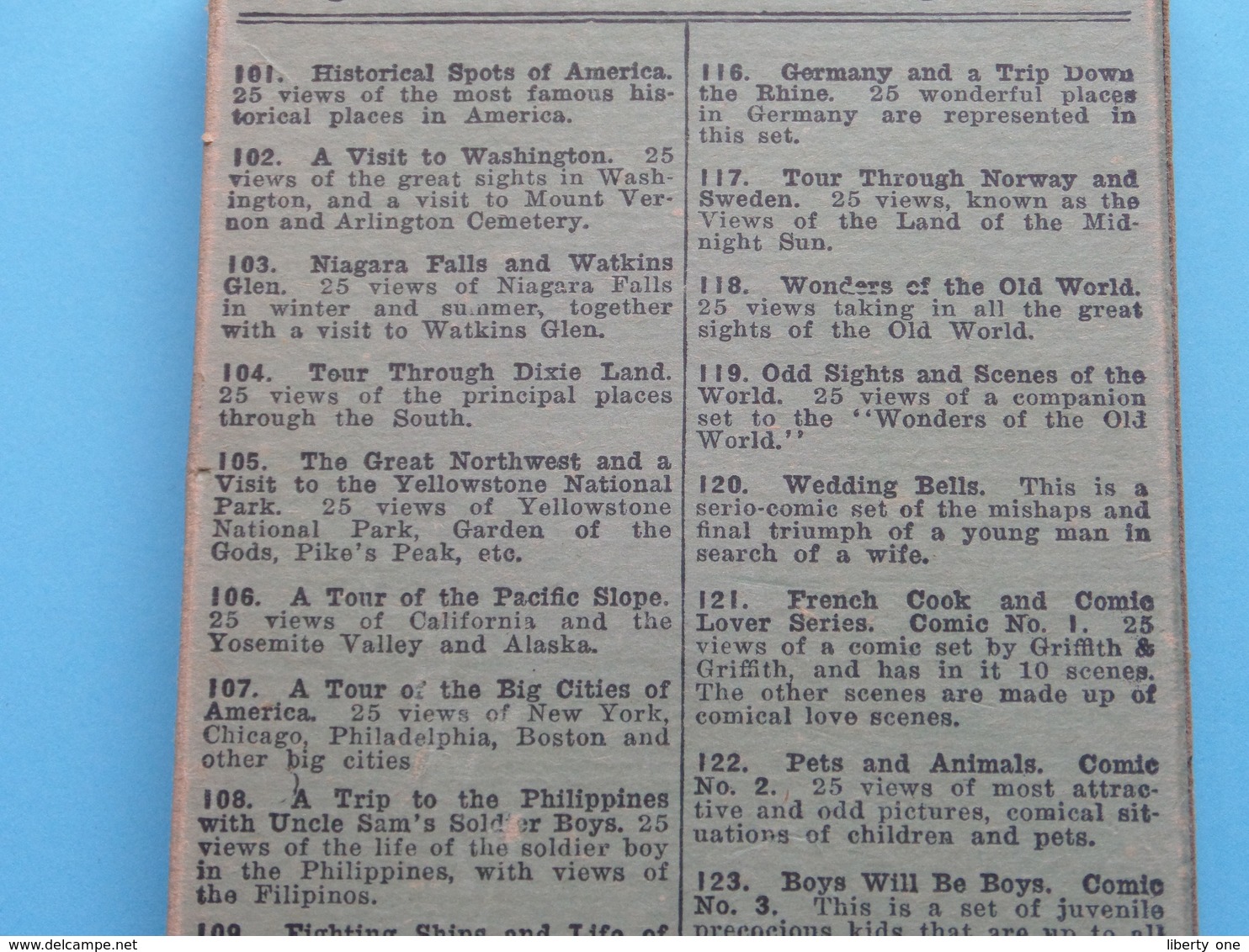 25 Views Copyrighted STEREOGRAPHS ( in this Lot is 1 Photo Missing ) Made from the Original Negatives !