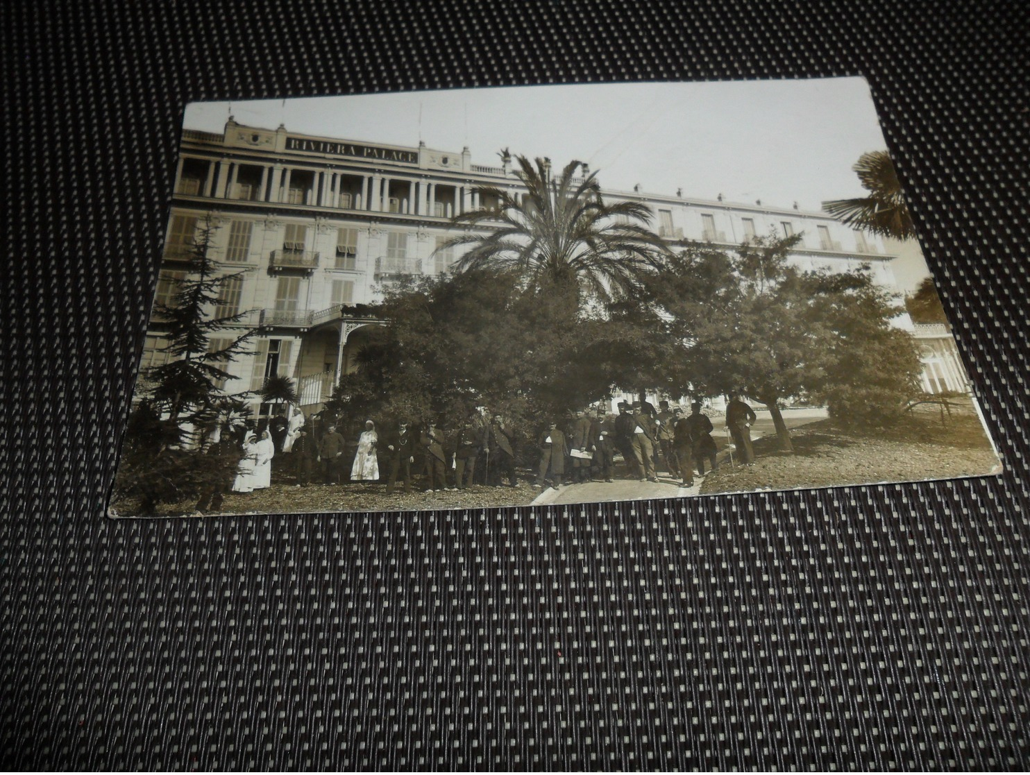 France ( 102 )  Frankrijk  :  Fotokaart  Carte Photo   Nice : Riviera Palace - Cafés, Hôtels, Restaurants