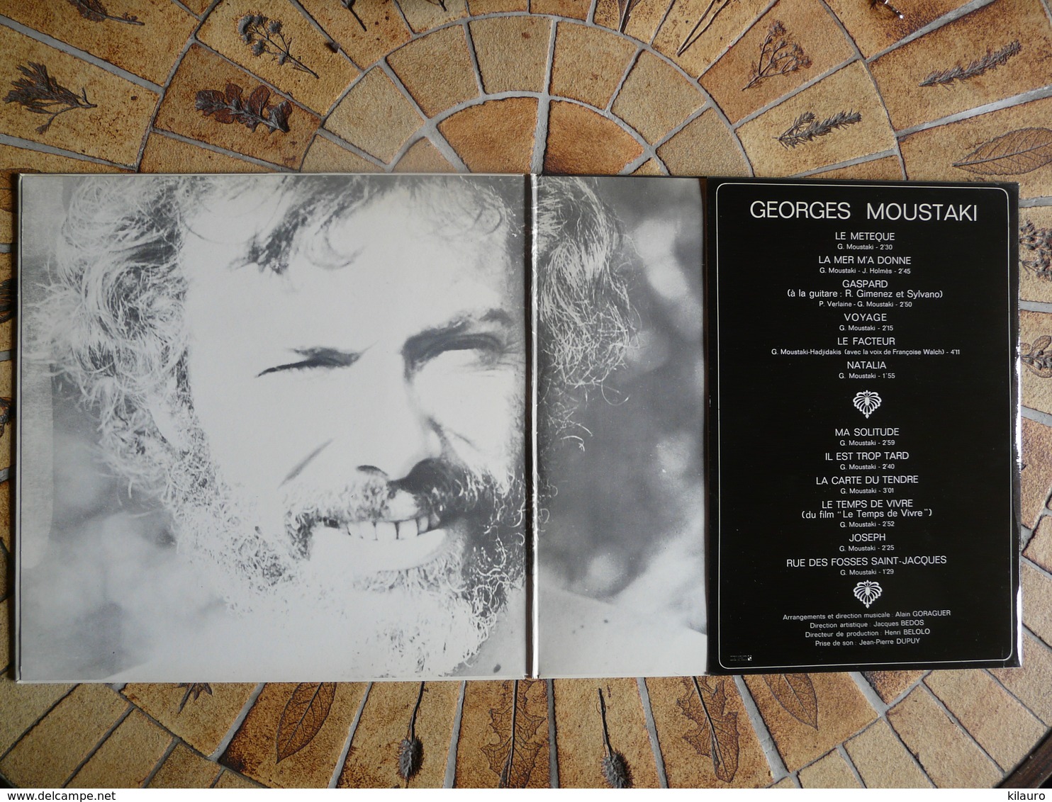 - Georges MOUSTAKI - VINYLES 33 T.30cm12 Titres TBE - New Age