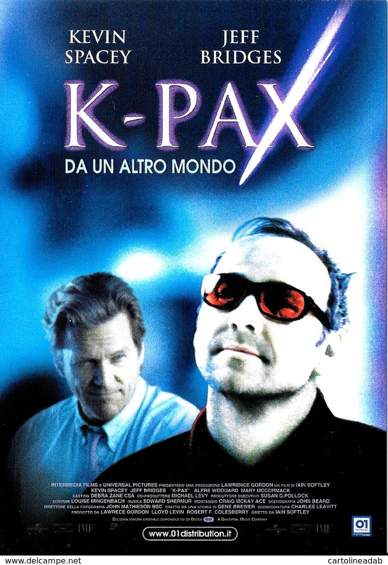 [MD3309] CPM - RIPRODUZIONE - CINEMA - K-PAX DA UN ALTRO MONDO - KEVIN SPACEY JEFF BRIDGES - Non Viaggiata - Posters Op Kaarten