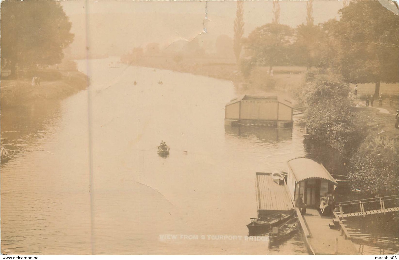 Europe - Royaume-Uni - Angleterre - Worcestershire : Stourport-on-severn - Viex From Stourport Bridge ( Photo   Réf 6401 - Other & Unclassified