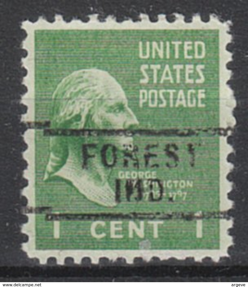 Locals USA Precancel Vorausentwertung Preo, Locals Indiana, Forest 729 - Precancels