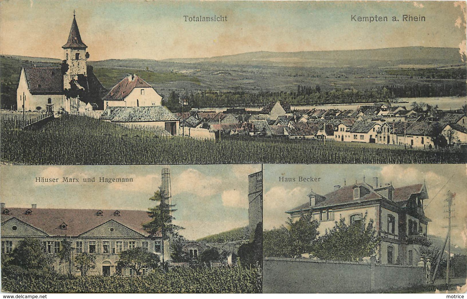 KEMPTEN A Rhein - Carte Multi-vues.(carte Vendue En L'état). - Kempten