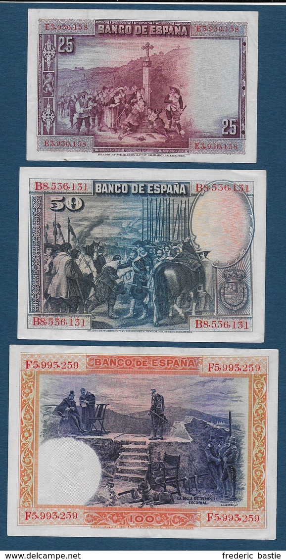 ESPAGNE - 3 Billets - Other & Unclassified