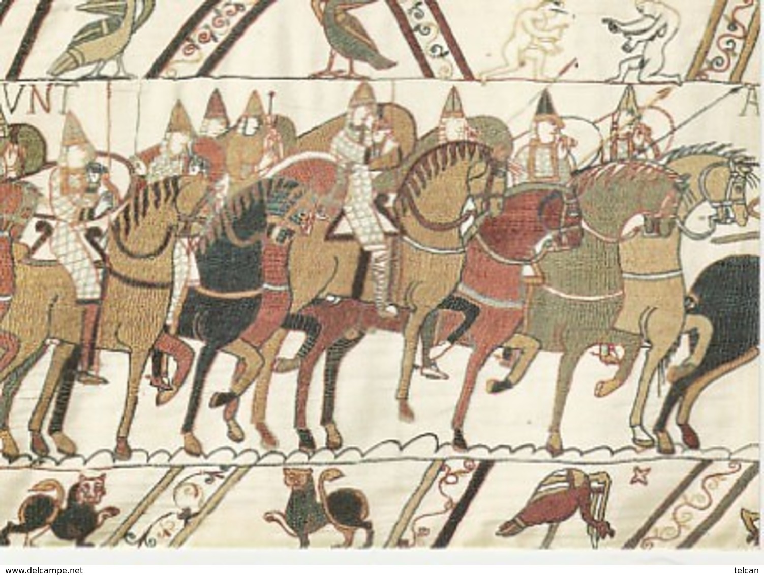 TAPISSERIE DE BAYEUX   La Cavalerie Normande  Mint - Bayeux