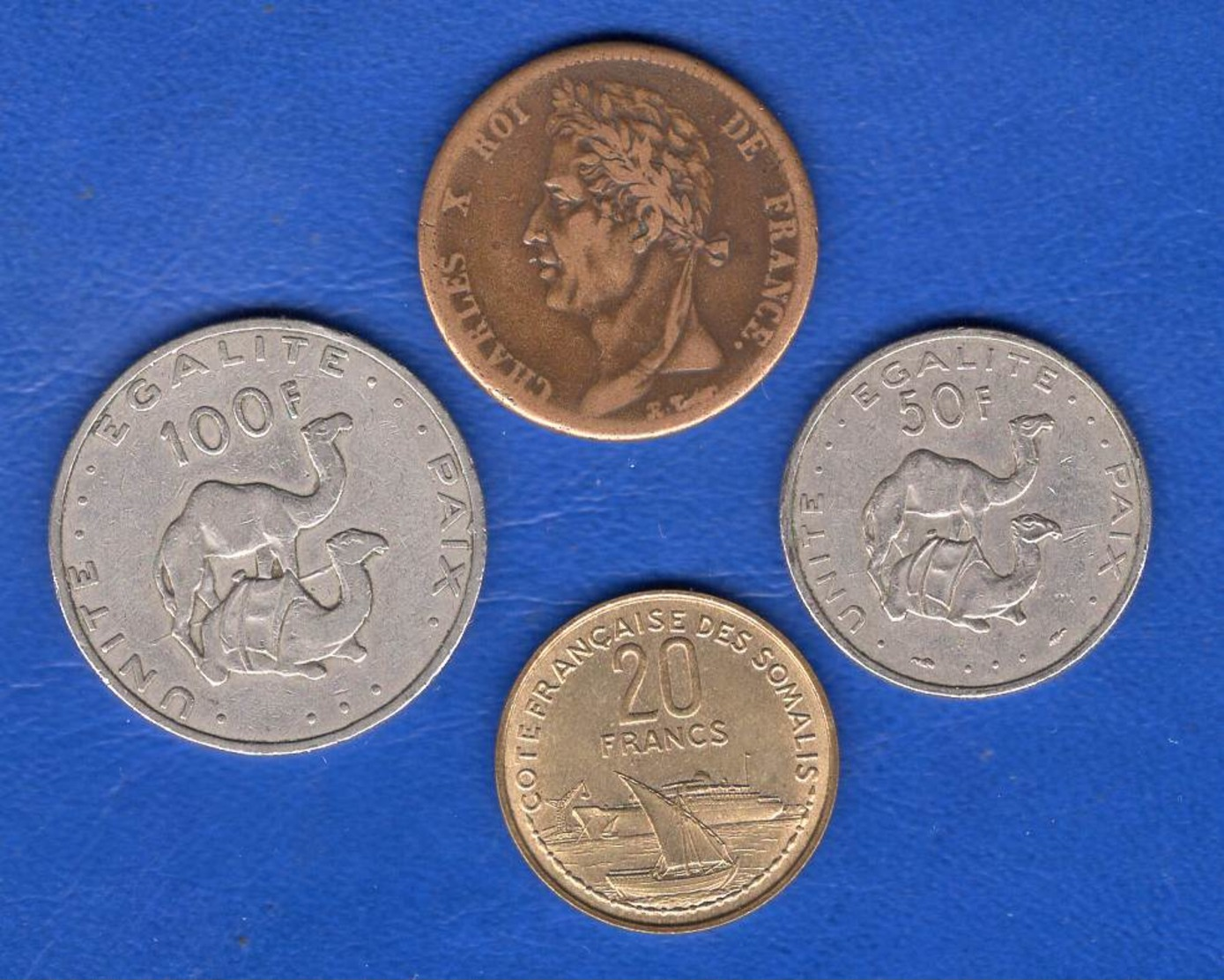 Colonie  Guyanne 5 Cents  1828 A  +  3  Pieces  Djibouti - Andere & Zonder Classificatie