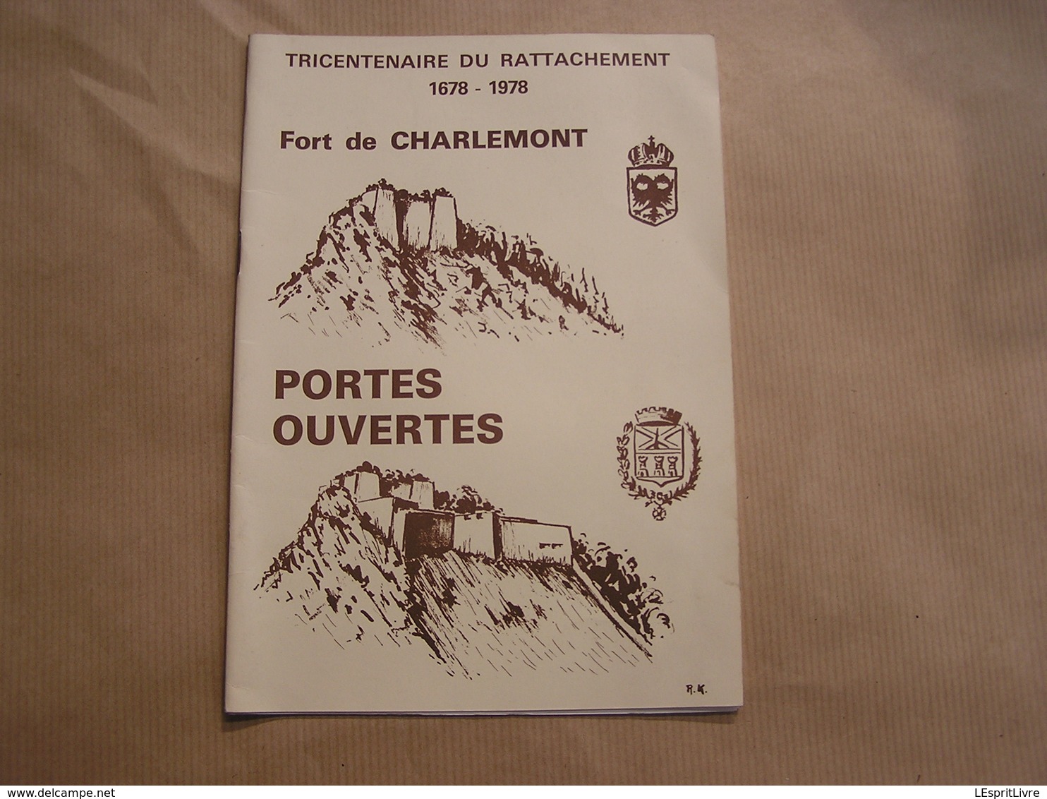 FORT DE CHARLEMONT PORTES OUVERTES Au Centre D' Entrainement Commando 1978 Zouaves Programme Givet Ardennes Vauban - Champagne - Ardenne