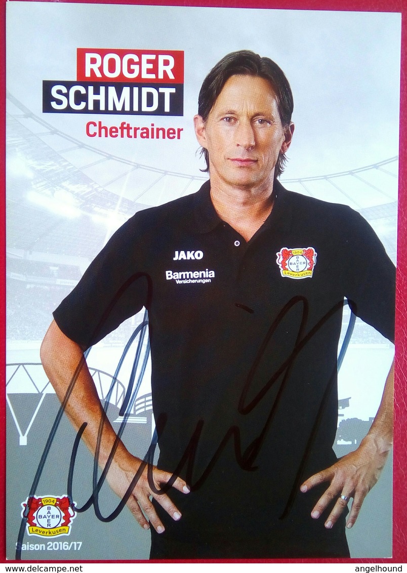 Bbayer04    Roger Schmidt    Signed Card - Authographs