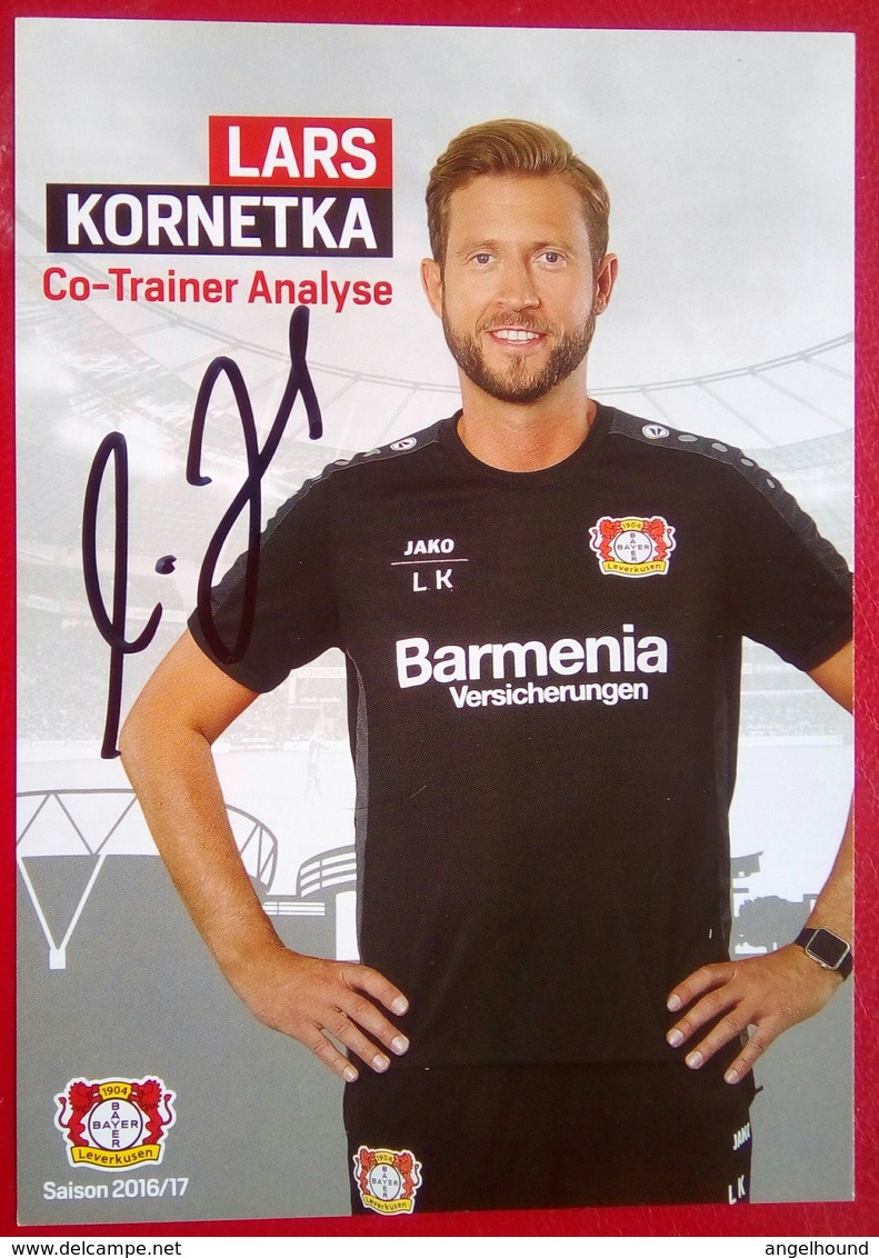 Bayer04  Lars Kornetka  Signed Card - Handtekening