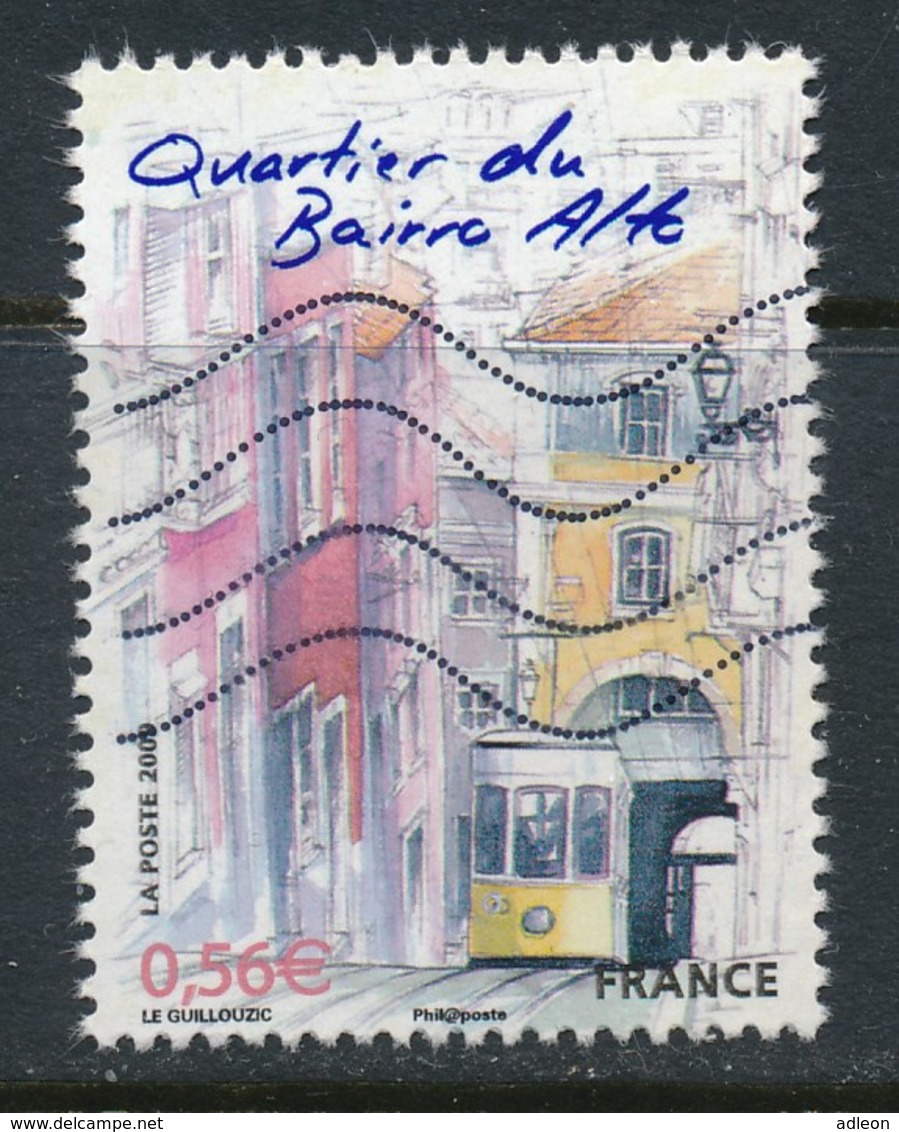 France - Capitales Européennes - Lisbonne / Bairro Alto YT 4404 Obl.ondulations - Oblitérés