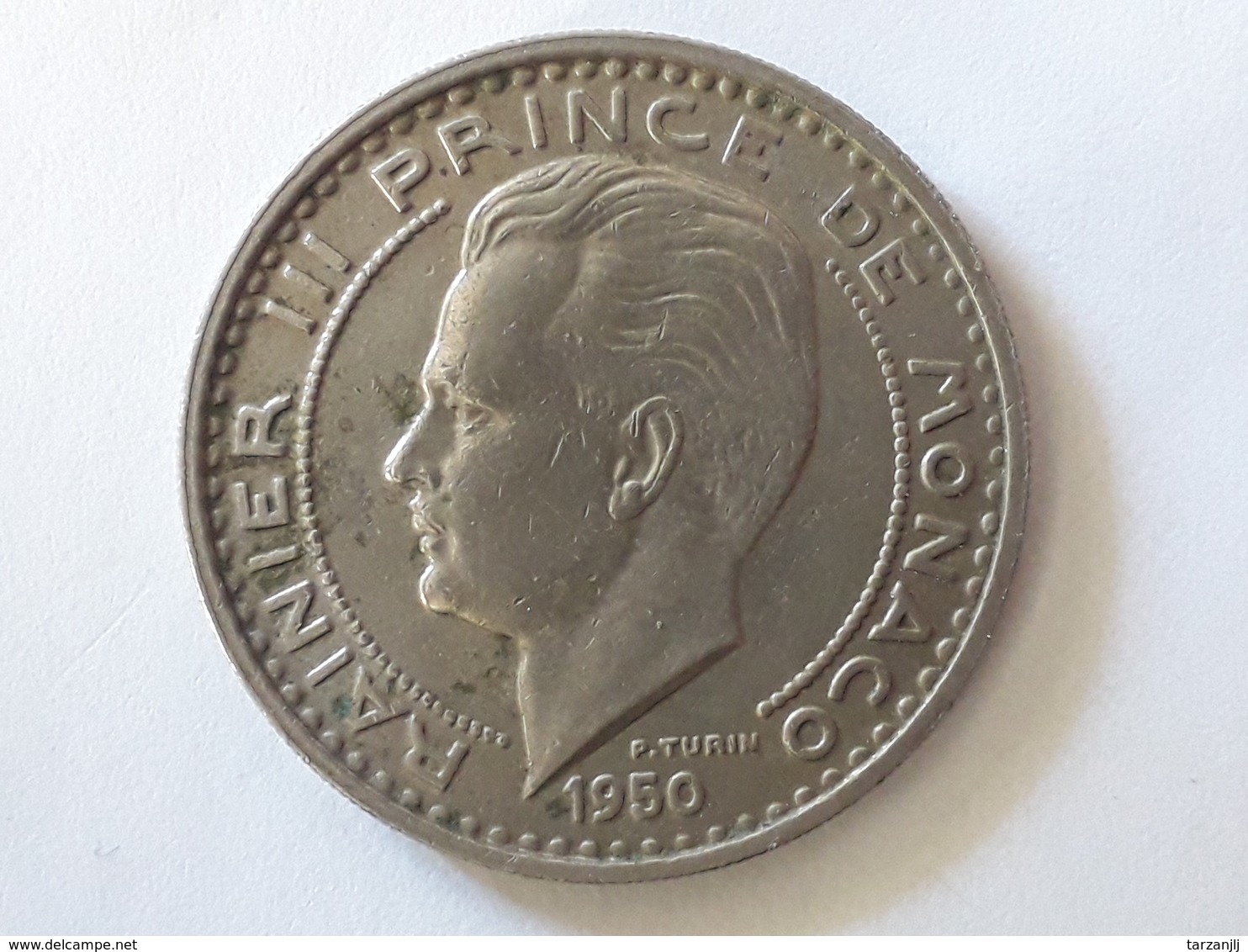 100 Francs Rainier III Prince De  Monaco 1950 - 1949-1956 Old Francs