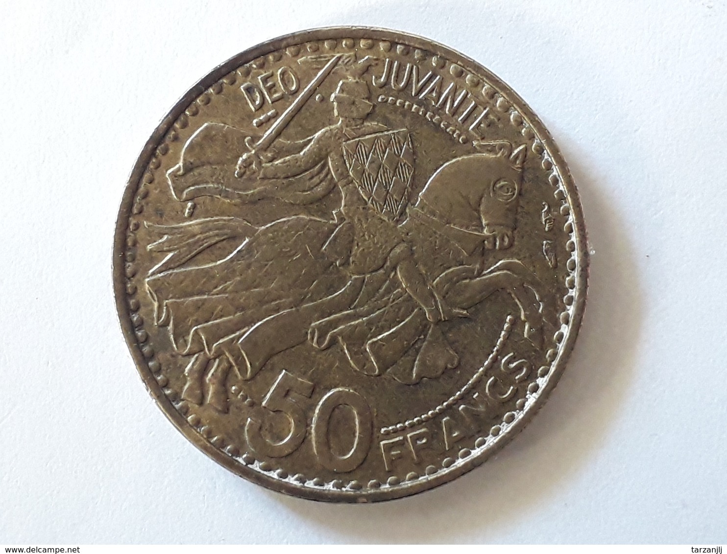 50 Francs Rainier III Prince De  Monaco 1950 - 1949-1956 Anciens Francs