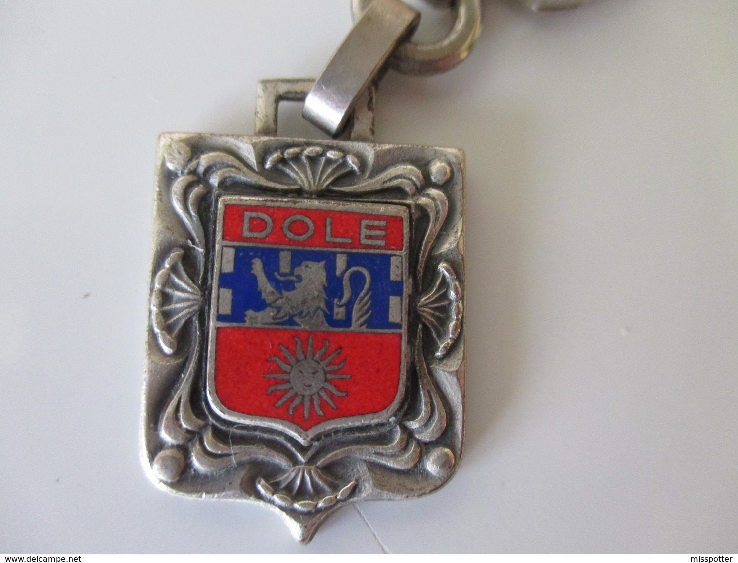 Porte Clé Ancien Augis Blason  Dole Dôle - Key-rings