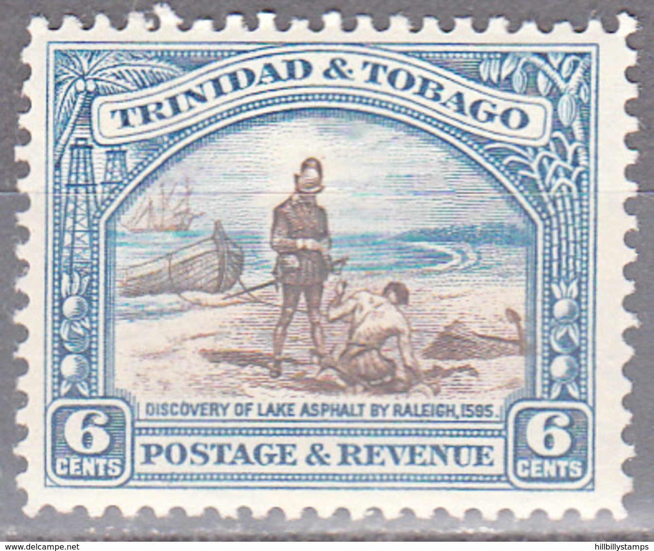 TRINIDAD AND TOBAGO      SCOTT NO. 37         MINT HINGED     YEAR 1935 - Trinidad & Tobago (...-1961)