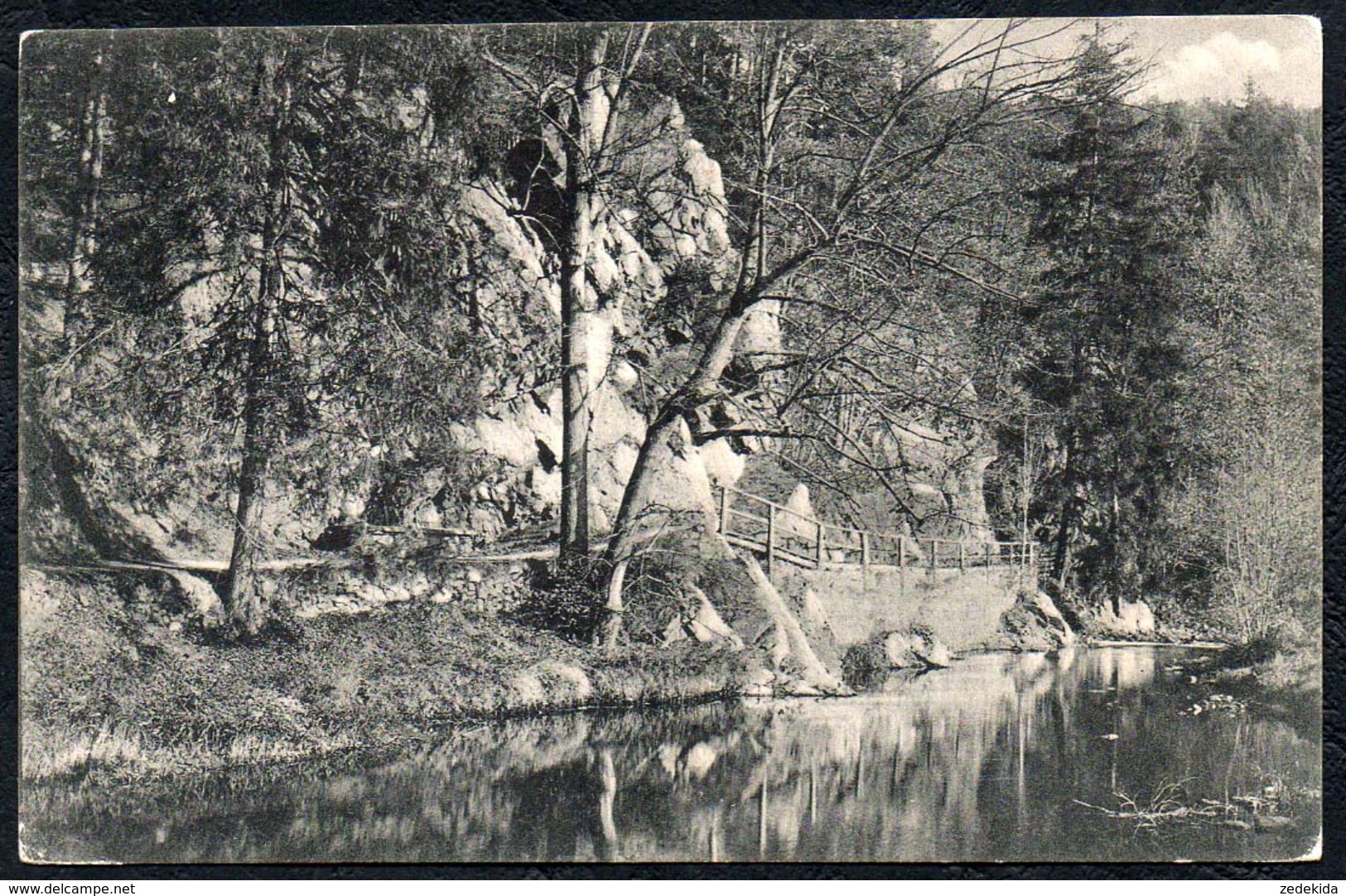 C5300 - Nossen - Bobritzschtal - Grabentour Felsenpartie Mit Brücke - J. Morlock - Nossen