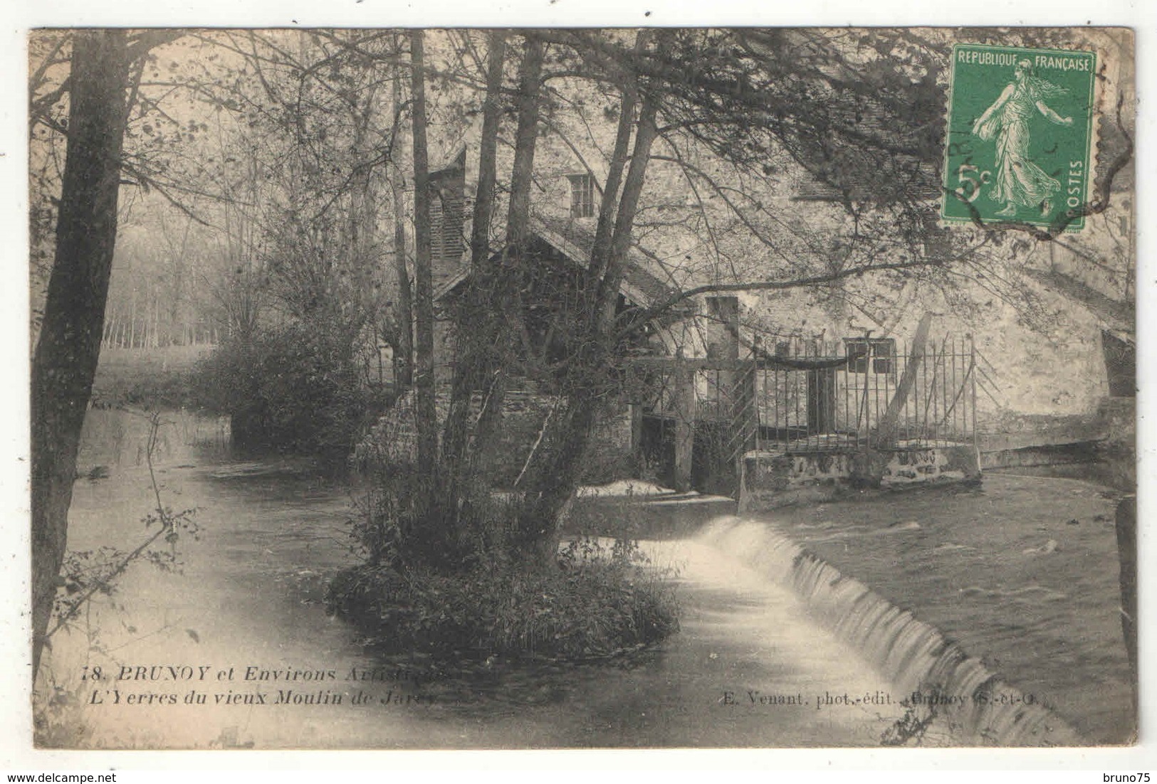 91 - BRUNOY - L'Yerres Au Vieux Moulin De Jarcy - Venant 18 - Brunoy