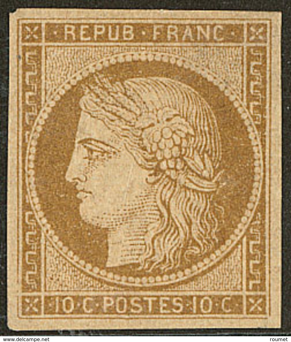 * No 1a, Bistre-brun, Très Frais. - TB. - R - 1849-1850 Ceres