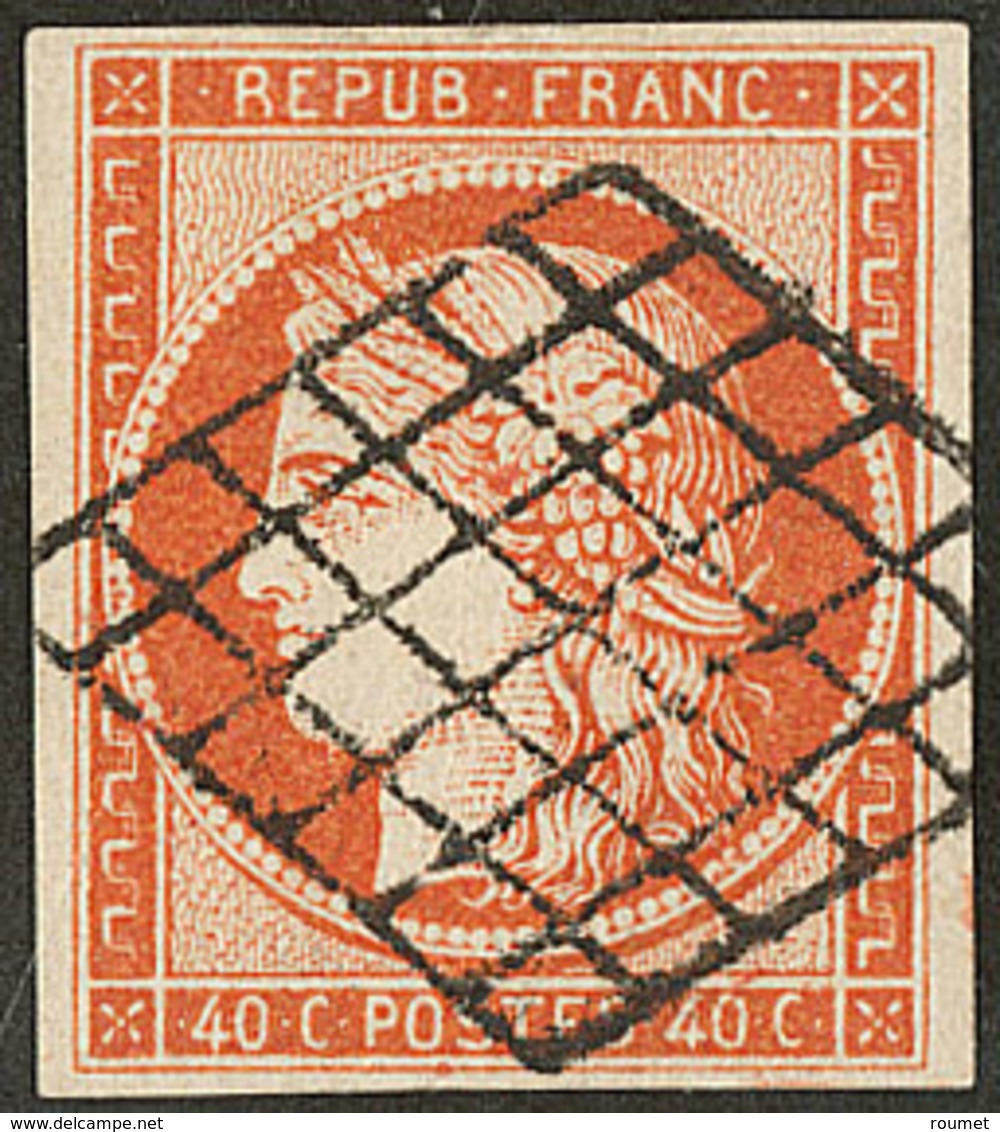 No 5a, Obl Grille, Très Frais. - TB - 1849-1850 Cérès