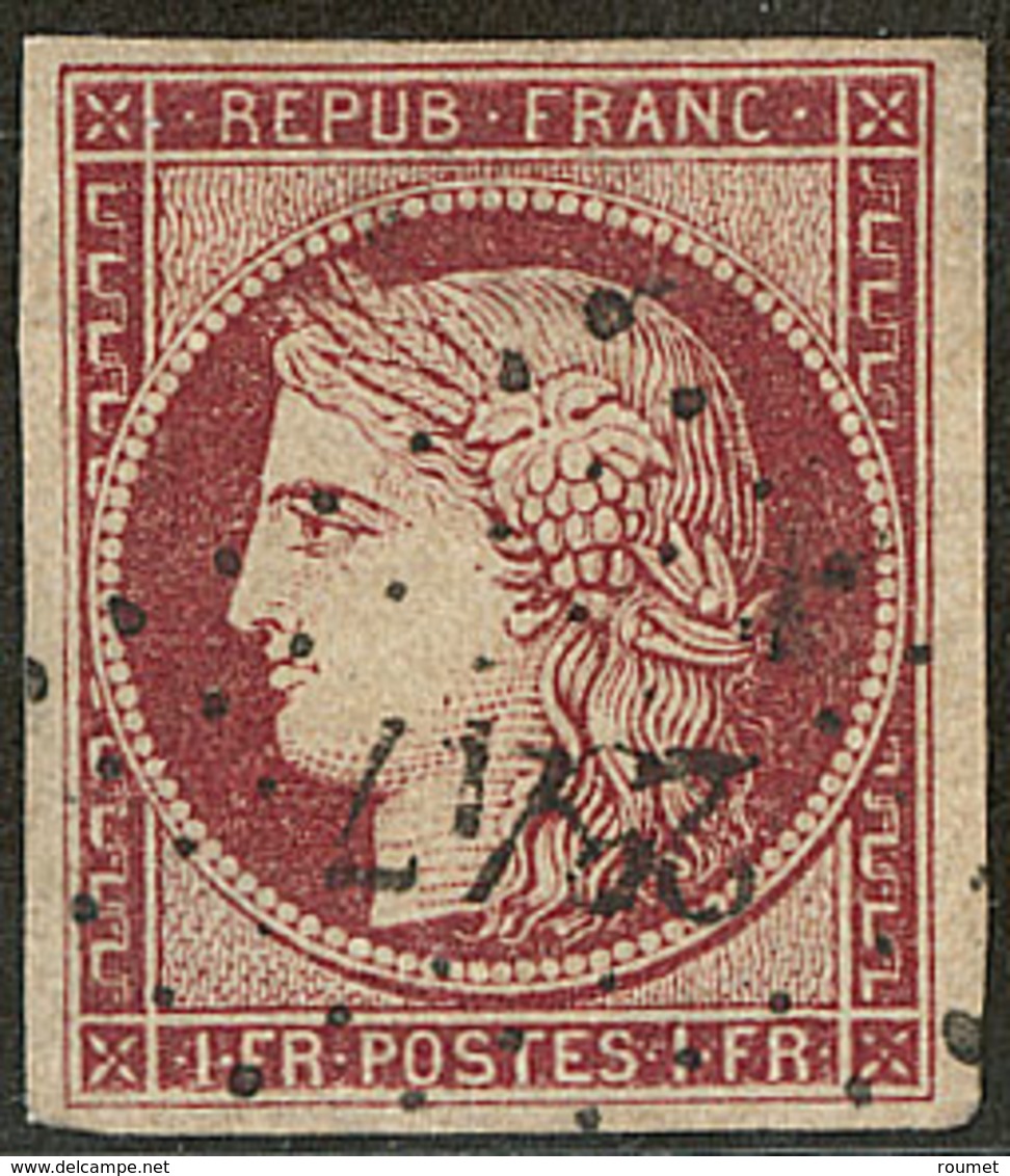 No 6, Obl Pc 2547. - TB - 1849-1850 Cérès