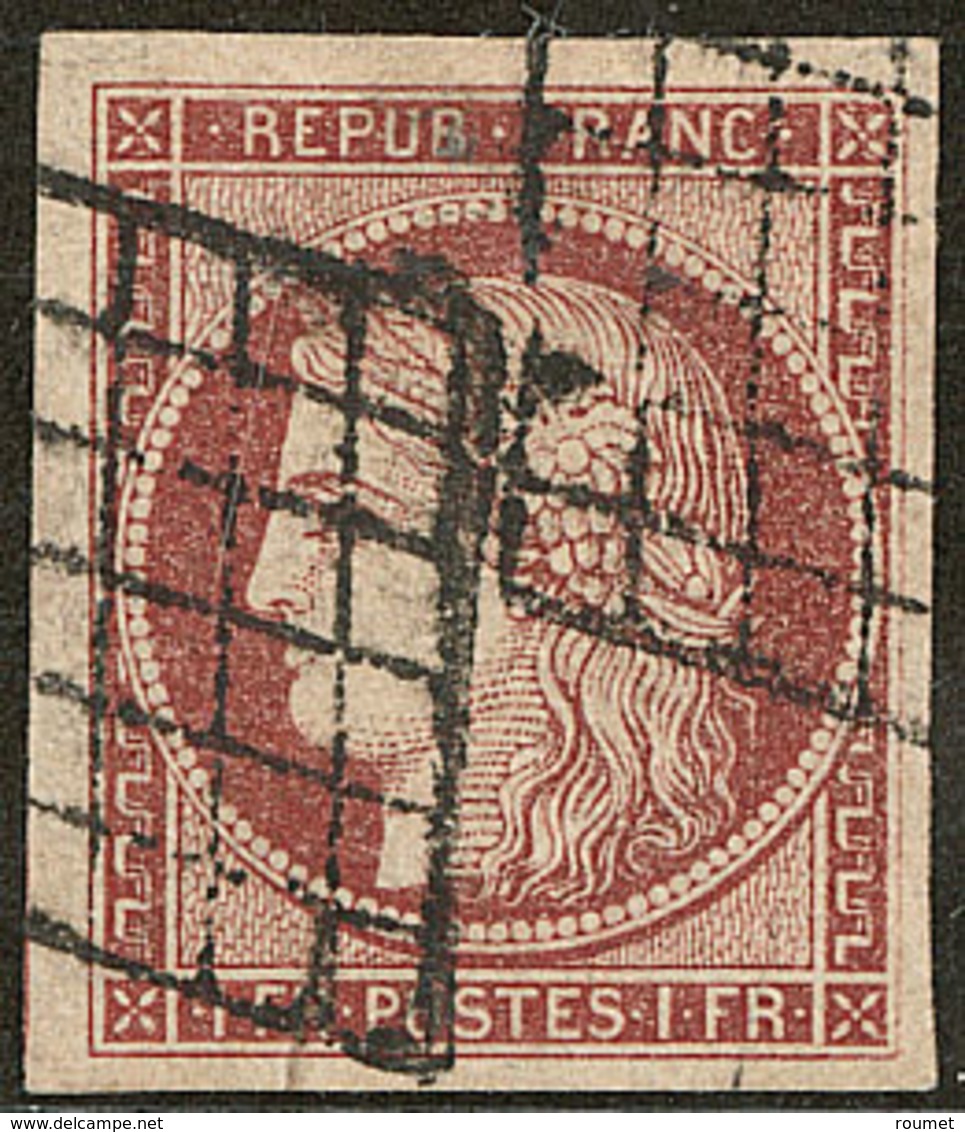No 6B, Obl Grille, Un Voisin. - TB - 1849-1850 Cérès