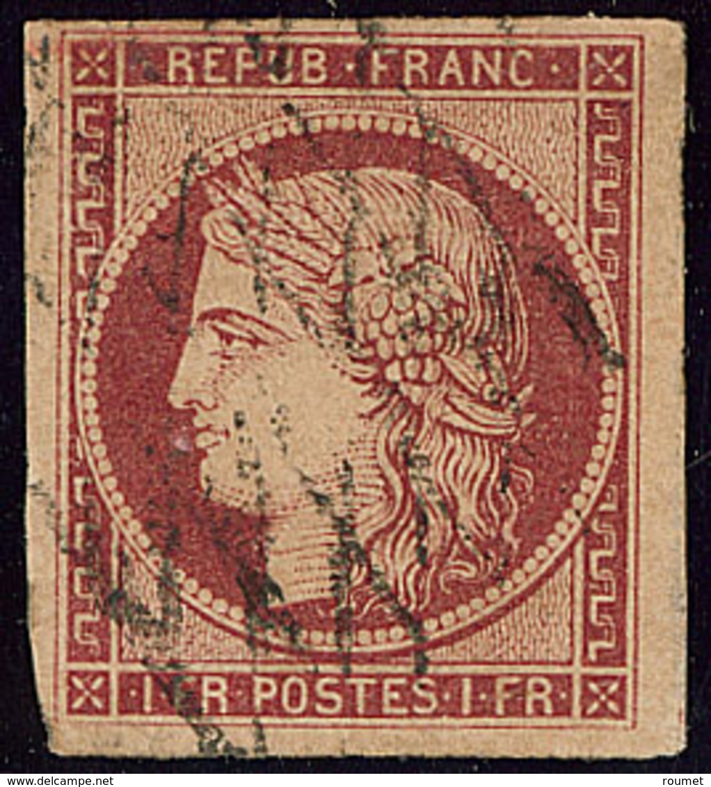 No 6B, Obl Grille Sans Fin. - TB - 1849-1850 Cérès