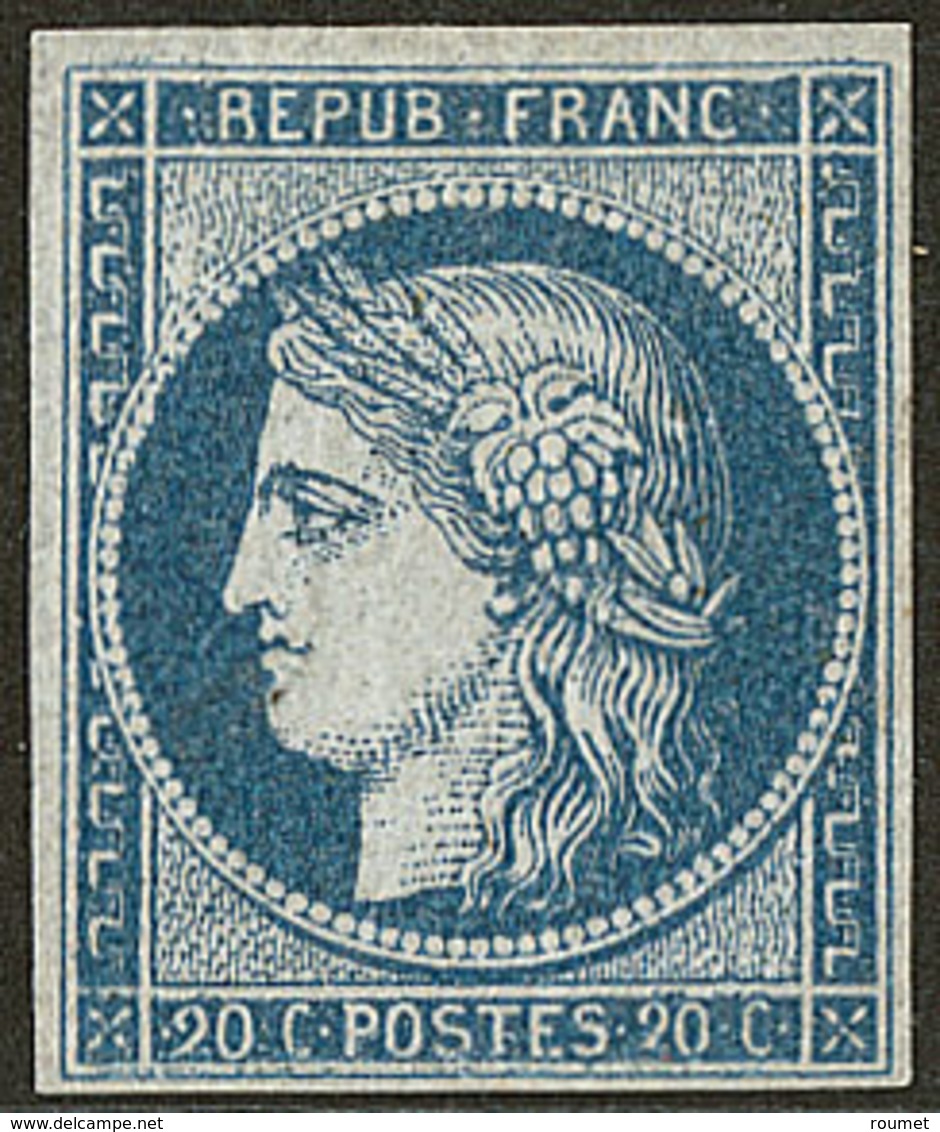 (*) Non émis. No 8b, Très Frais. - TB. - R - 1849-1850 Cérès