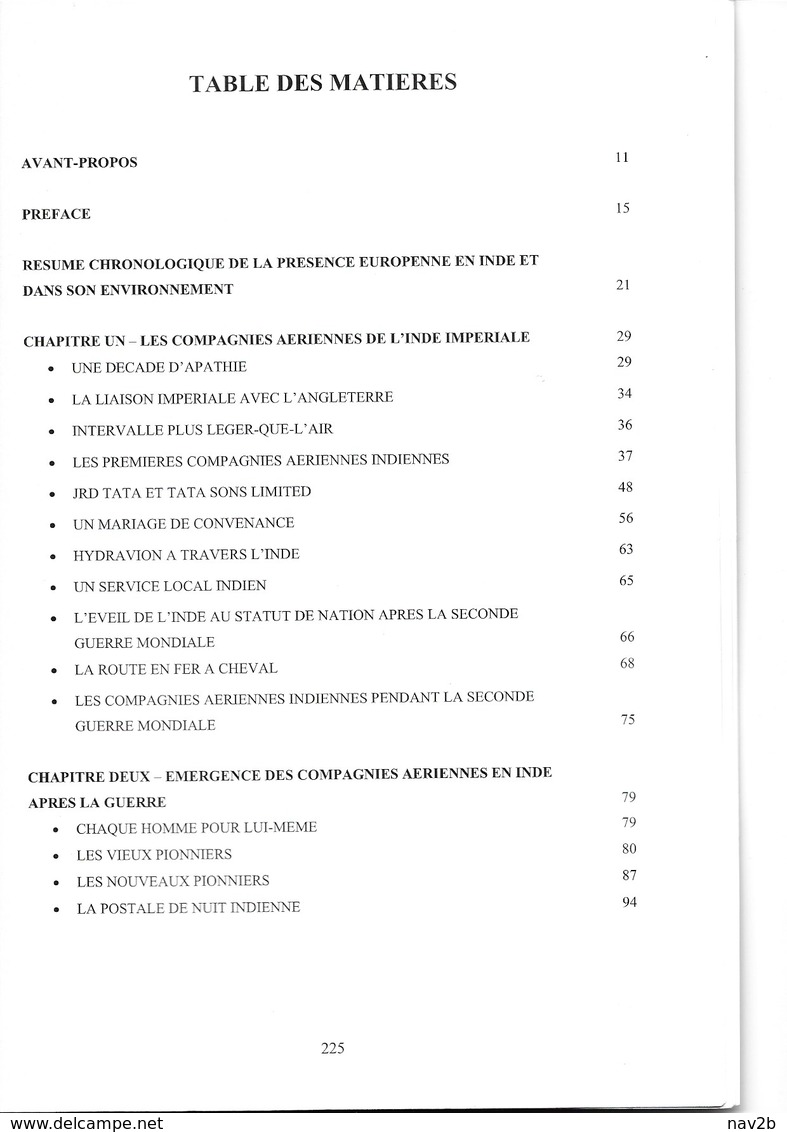 Les ROUTES AERIENNES De L'INDE De B.Abouchar . 230 Pages ( 21x26 ) 100 Exemplaires . Etat - Autres & Non Classés