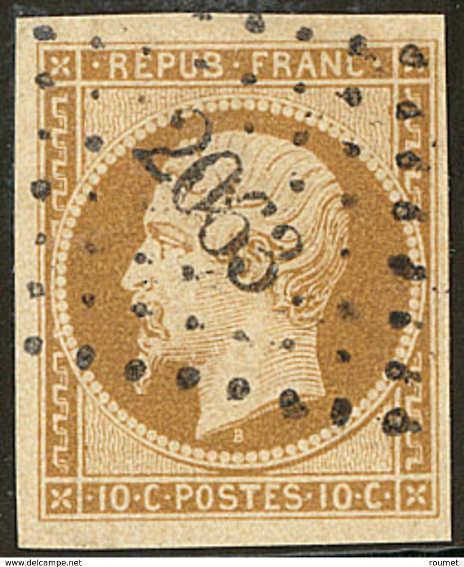 No 9a, Obl Pc 2063, Jolie Pièce. - TB - 1852 Louis-Napoléon