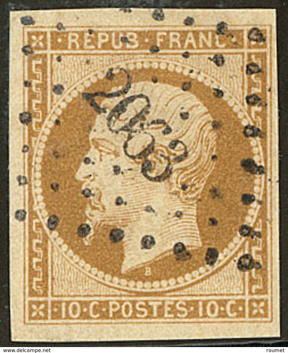 No 9a, Obl Pc 2063, Jolie Pièce. - TB - 1852 Louis-Napoleon