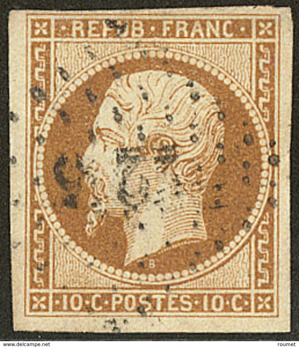 No 9a, Obl Pc. - TB - 1852 Luis-Napoléon