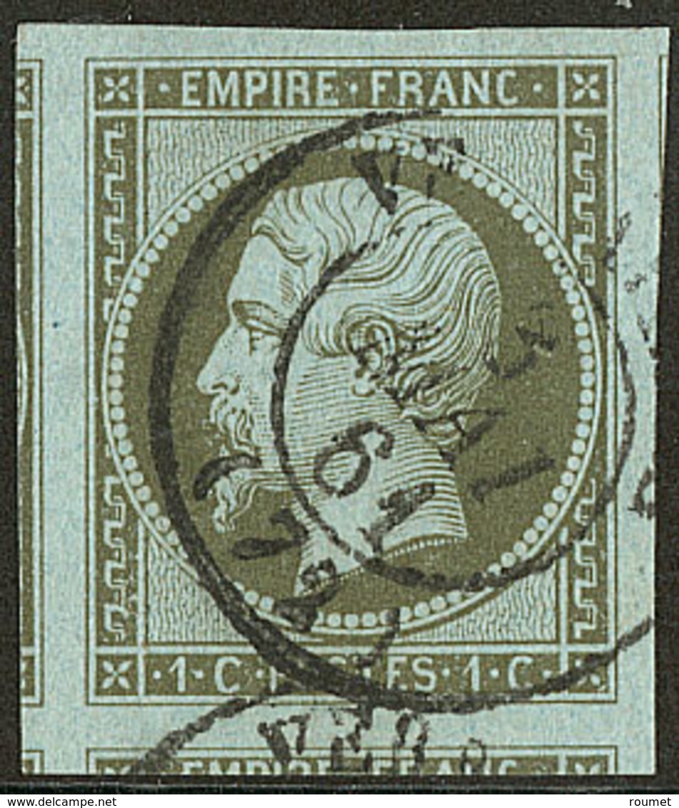 No 11, Quatre Voisins, Obl Cad 3.5.61, Ex Choisi. - TB - 1853-1860 Napoléon III