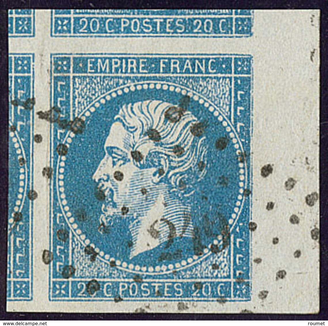 No 14A, Bdf + 3 Grands Voisins, Ex Choisi. - TB - 1853-1860 Napoleon III