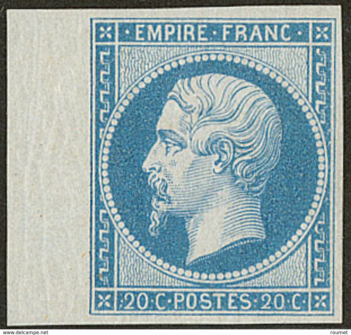 * No 14B, Bleu, Bdf, Très Frais. - TB - 1853-1860 Napoleon III