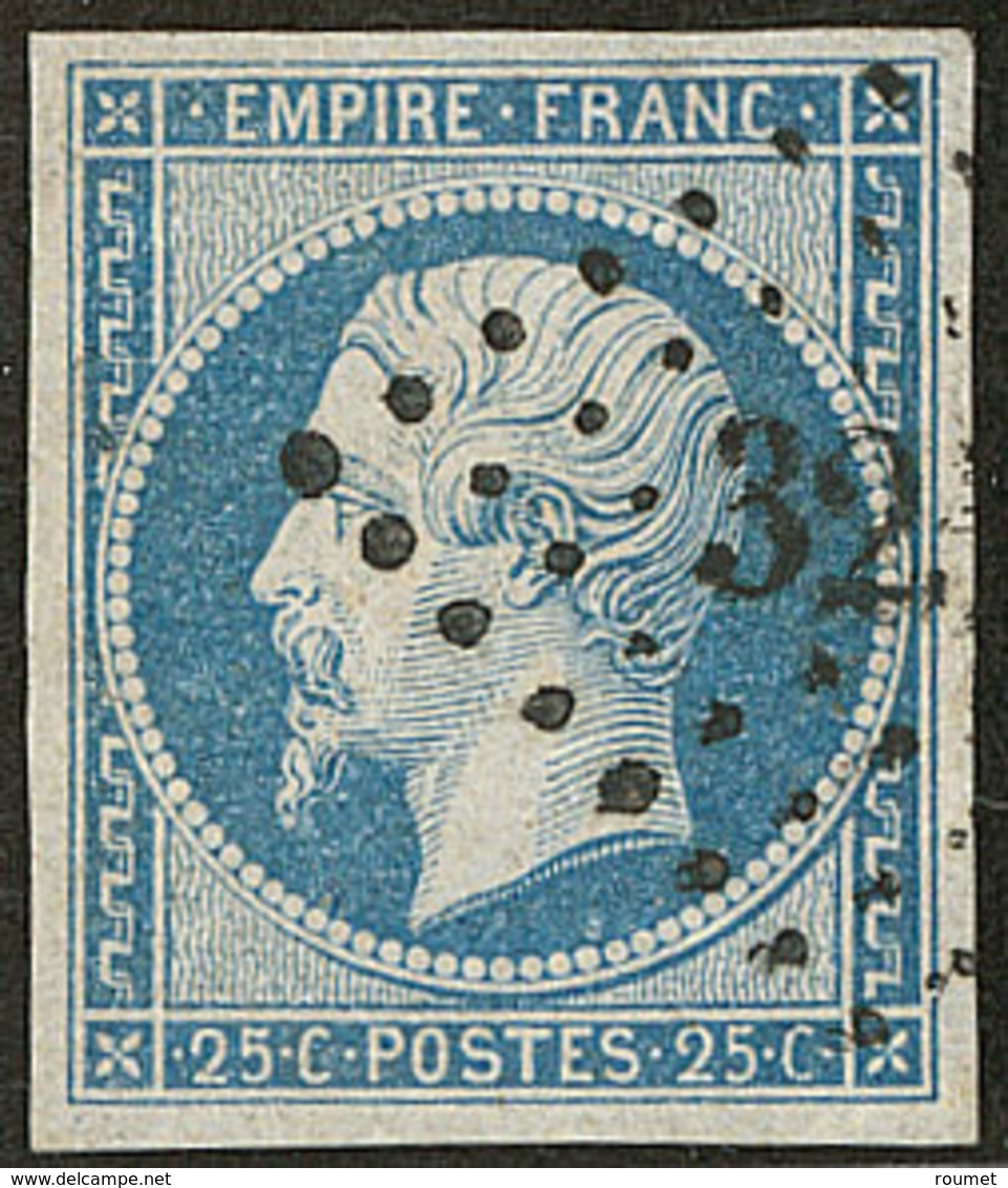 No 15, Obl Pc. - TB - 1853-1860 Napoléon III