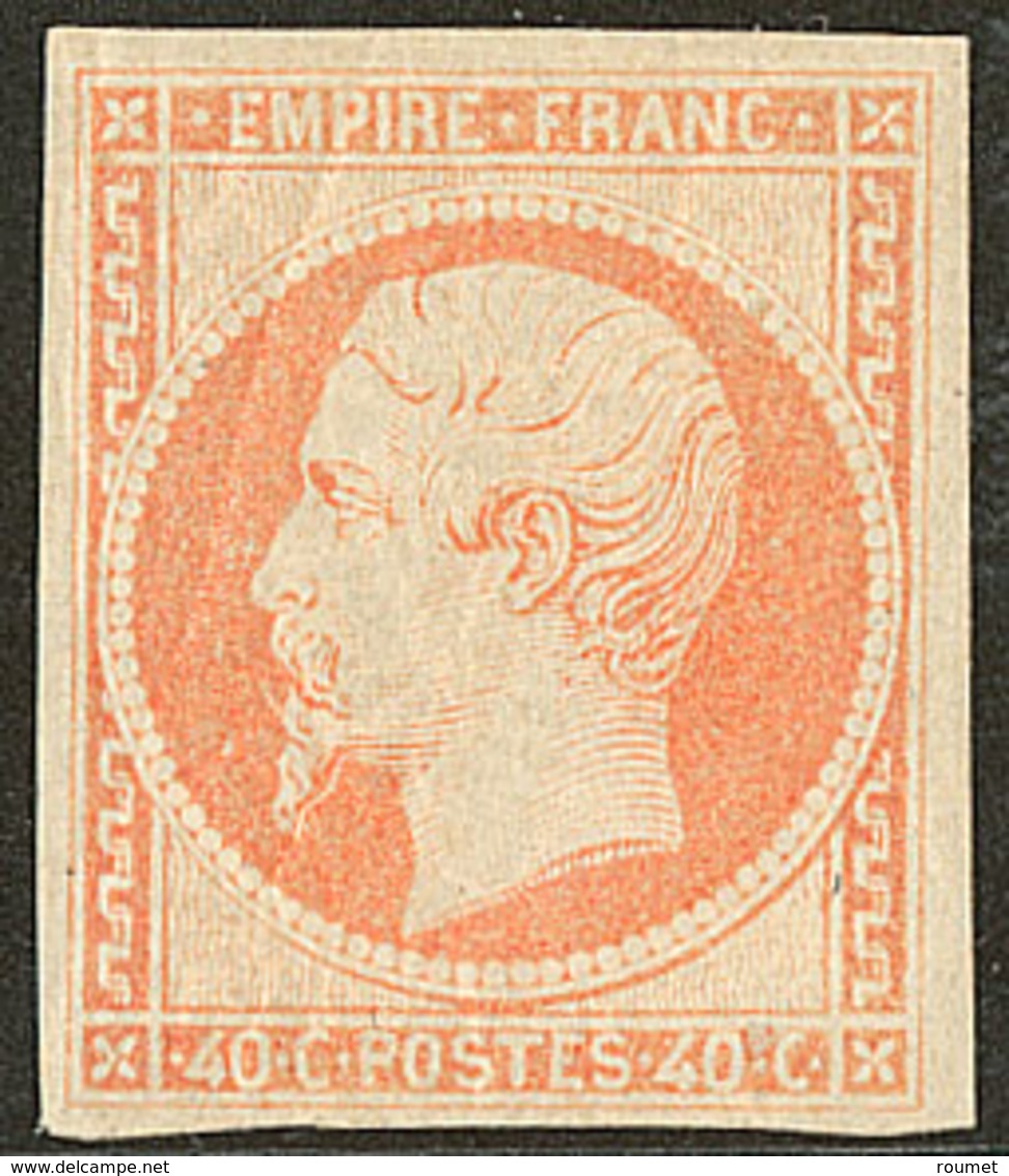 ** No 16j, Orange Pâle, Jolie Pièce. - TB. - R - 1853-1860 Napoléon III