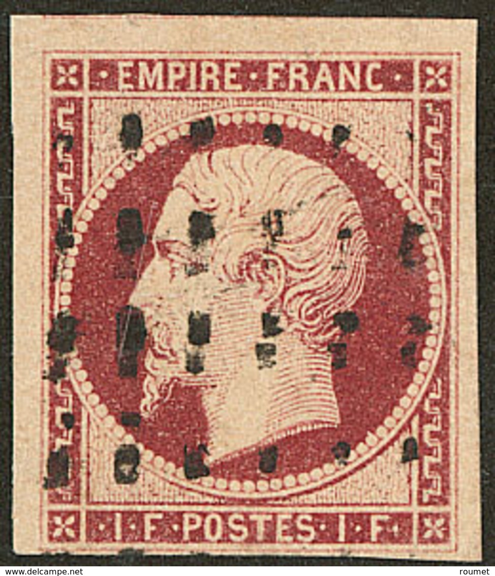 No 18a, Un Voisin, Obl Gros Points, Jolie Pièce. - TB. - R - 1853-1860 Napoléon III