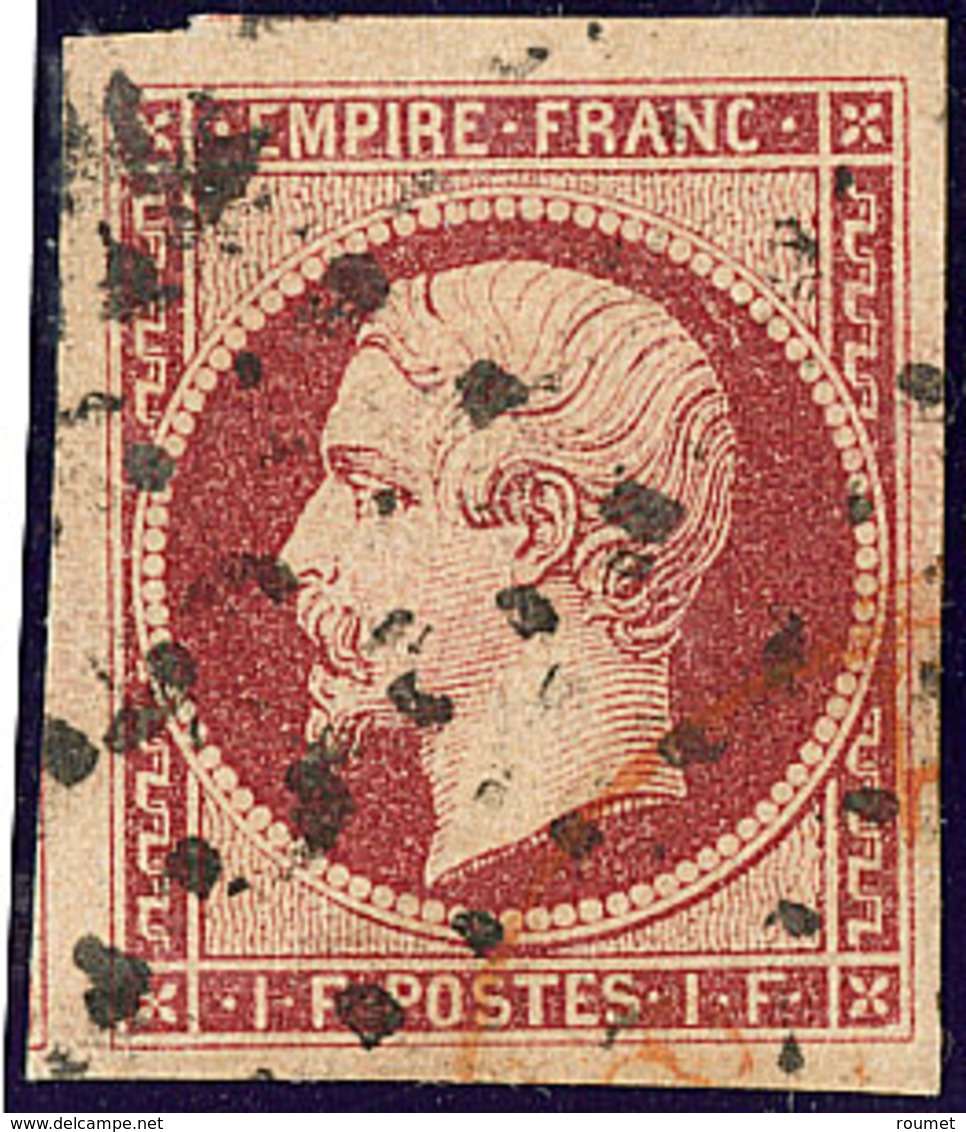 Oblitérations. Gros Points. No 18, Deux Voisins, Jolie Pièce. - TB. - R - 1853-1860 Napoléon III