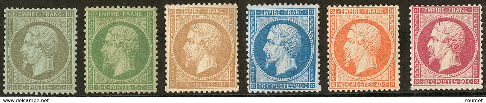 (*) Nos 19 Et 20 *, 21 à 24. - TB, B Ou Pd - 1862 Napoleon III