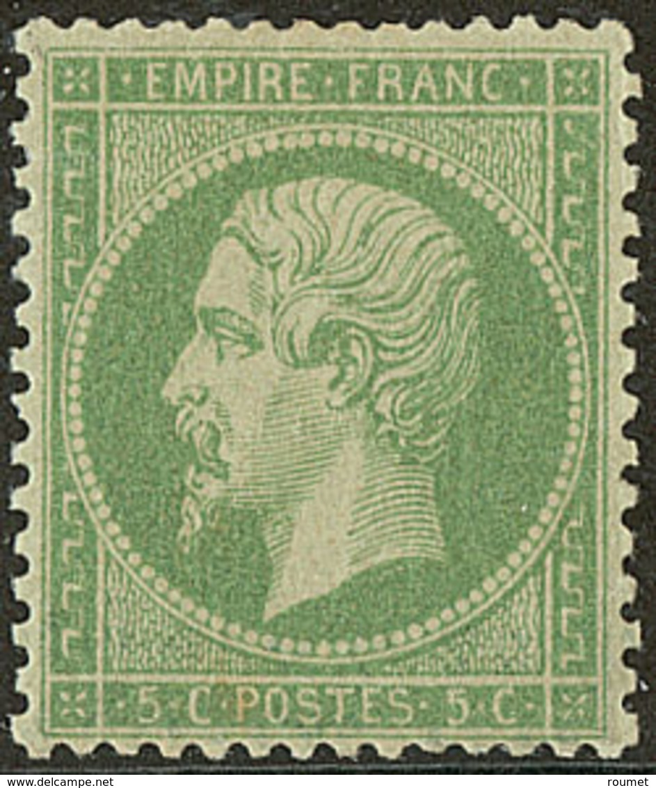 * No 20a, Vert Foncé, Très Frais. - TB - 1862 Napoléon III