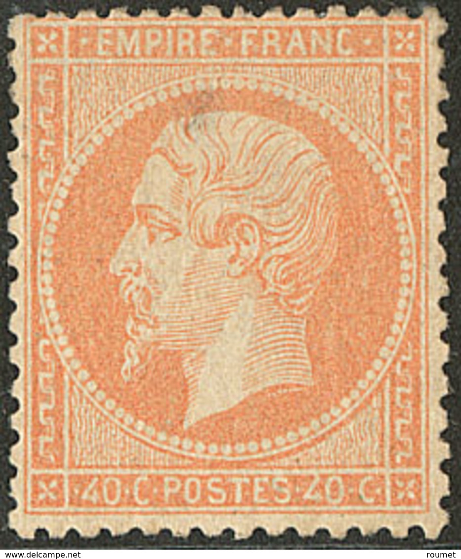 * No 23, Tache De Gras Sinon TB - 1862 Napoléon III