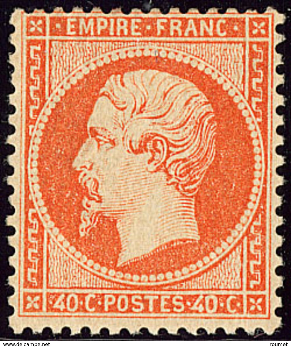 * No 23b, Orange Vif. - TB. - R - 1862 Napoleon III