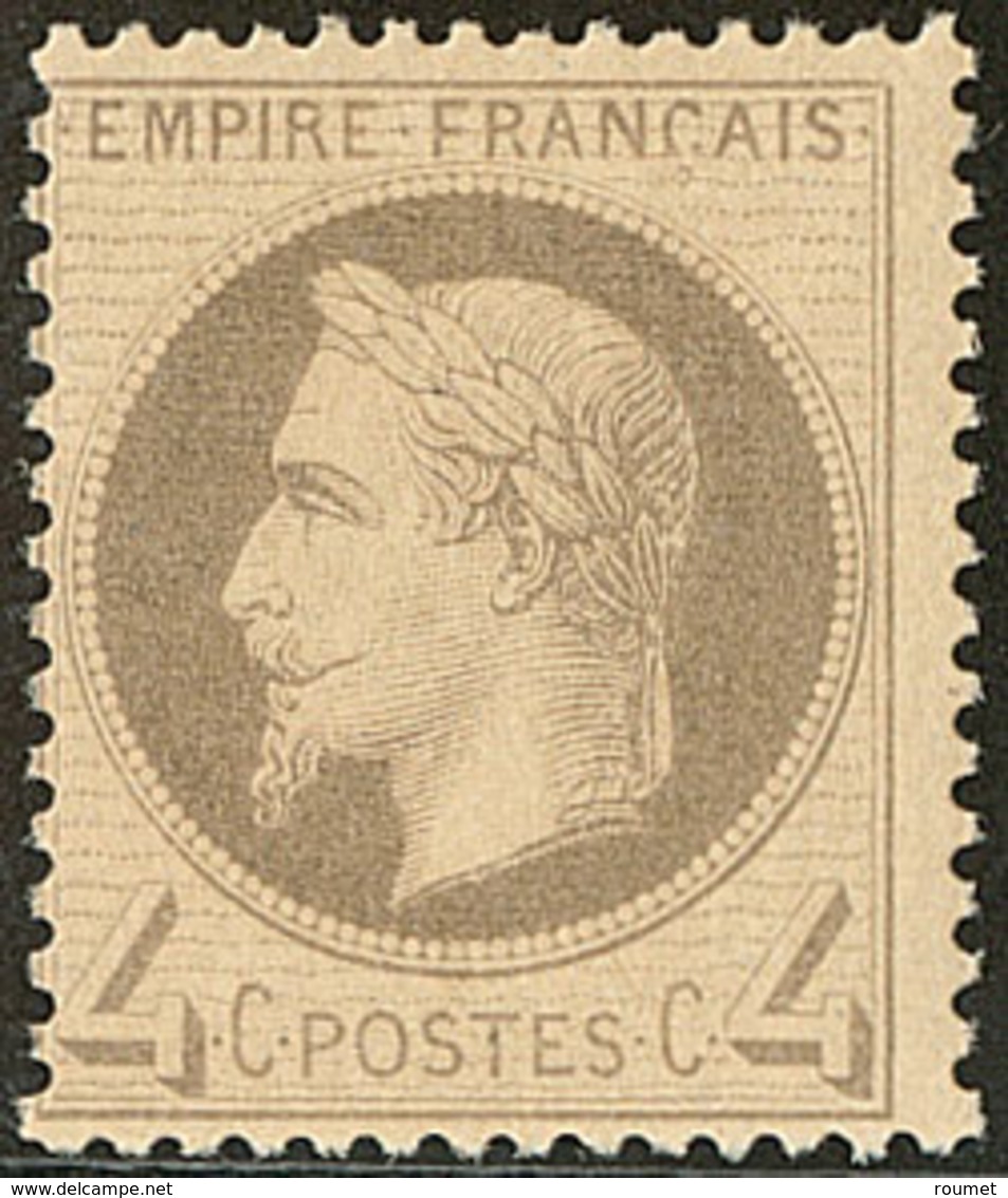 * No 27Ba, Gris Foncé. - TB - 1863-1870 Napoléon III Lauré