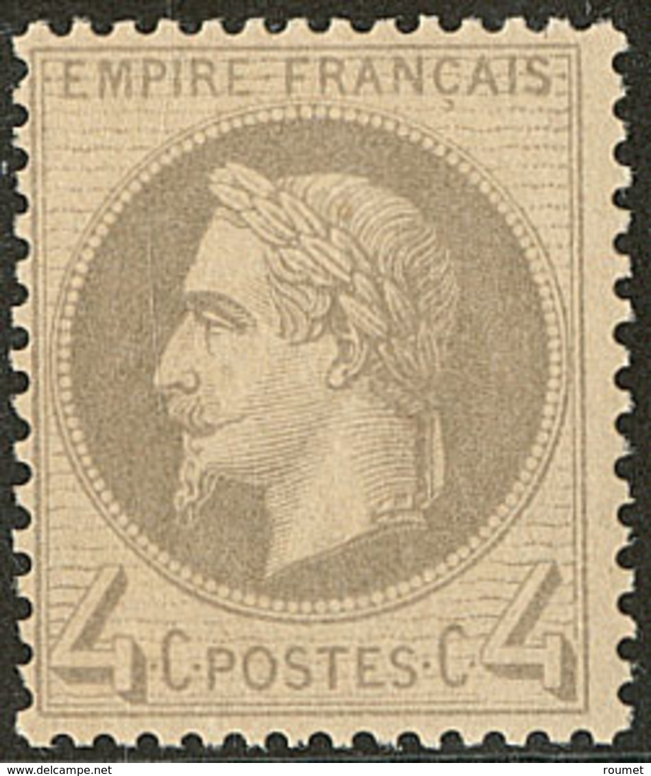 ** No 27Bd, Gris Jaunâtre, Très Frais. - TB - 1863-1870 Napoleon III With Laurels